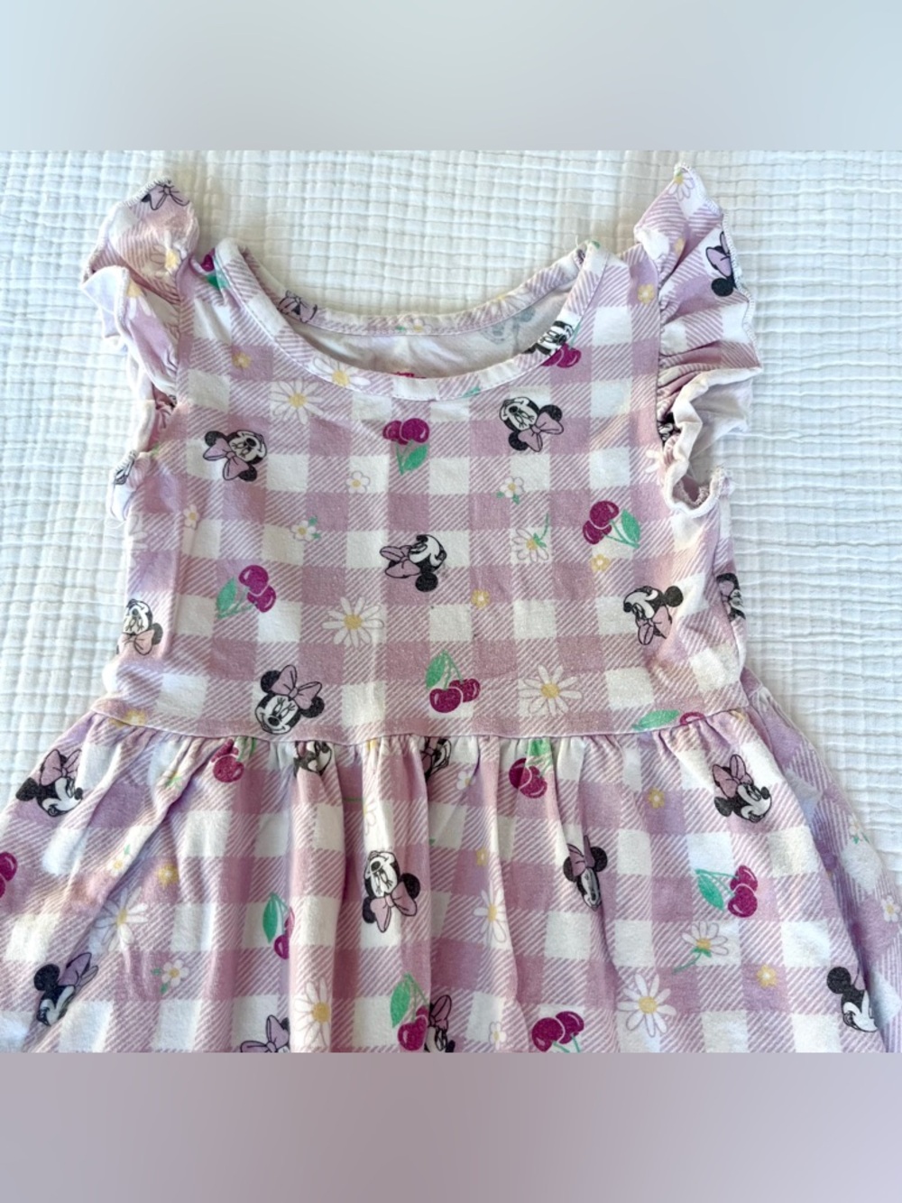 2T Disney Minnie Mouse Plaid Dress - Picture 3 of 7